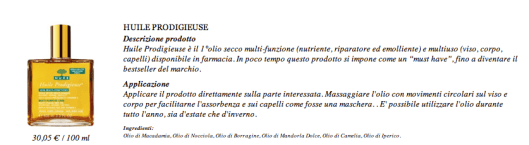 Huile Prodigieuse Huile Prodigieuse