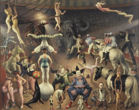 "Great Parade", Laura Knight (1928) "Great Parade", Laura Knight (1928)
