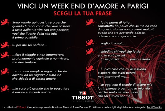 Tissot - concorso "A Touch of Love"